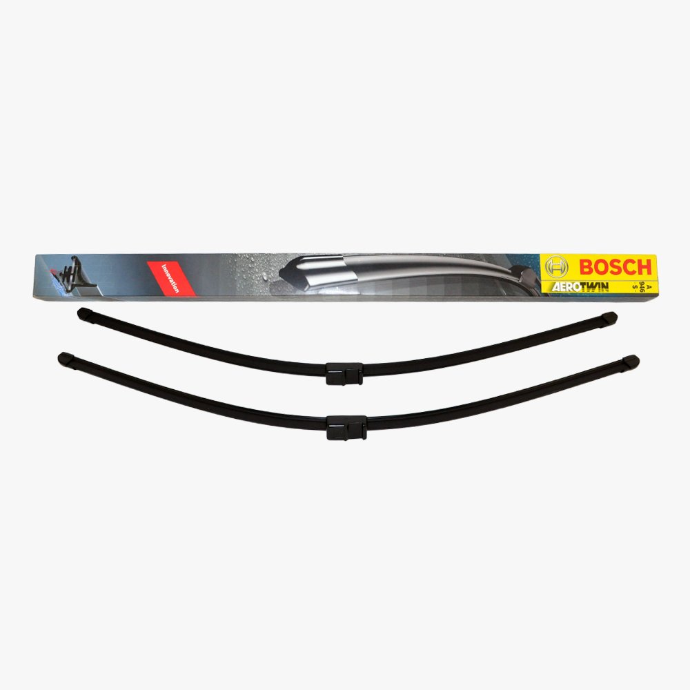 Mercedes-Benz Windshield Wiper Blades Set - Bosch OEM 18946/2201745/2201545 Replacement - Perfect for Rain, Snow & All-Weather Driving