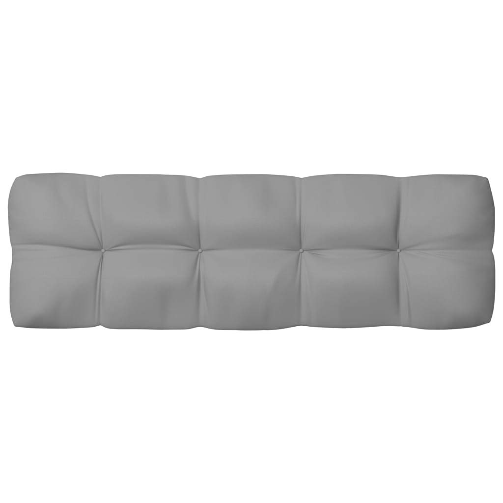 CHARMMA 7-Piece Gray Pallet Sofa Cushion Set - Soft & Durable Outdoor/Indoor Furniture Cushions for Patio, Deck, or Living Room