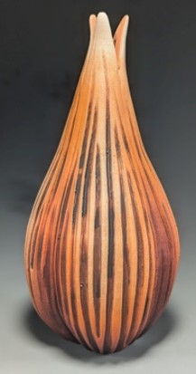 Andy Rogers Ceramics Bulb Vase #AR09 - Handmade Ceramic Flower Vase for Home Decor, Wedding Centerpieces & Gift Giving