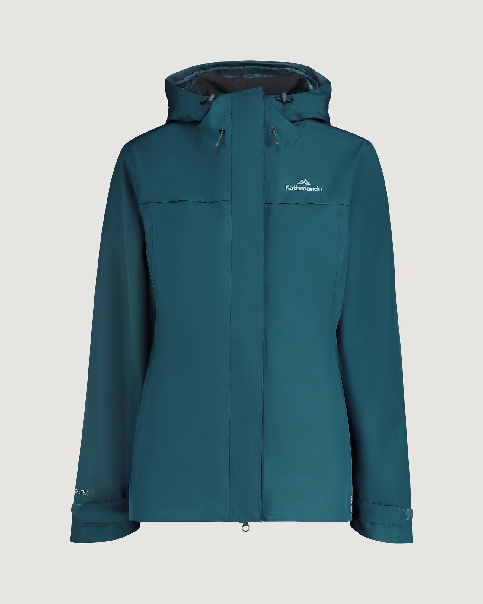Women's Bealey GORE-TEX® Waterproof Rain Jacket - Lightweight Windproof Hiking Coat with Hood for Outdoor Activities in Deep Lagoon Blue