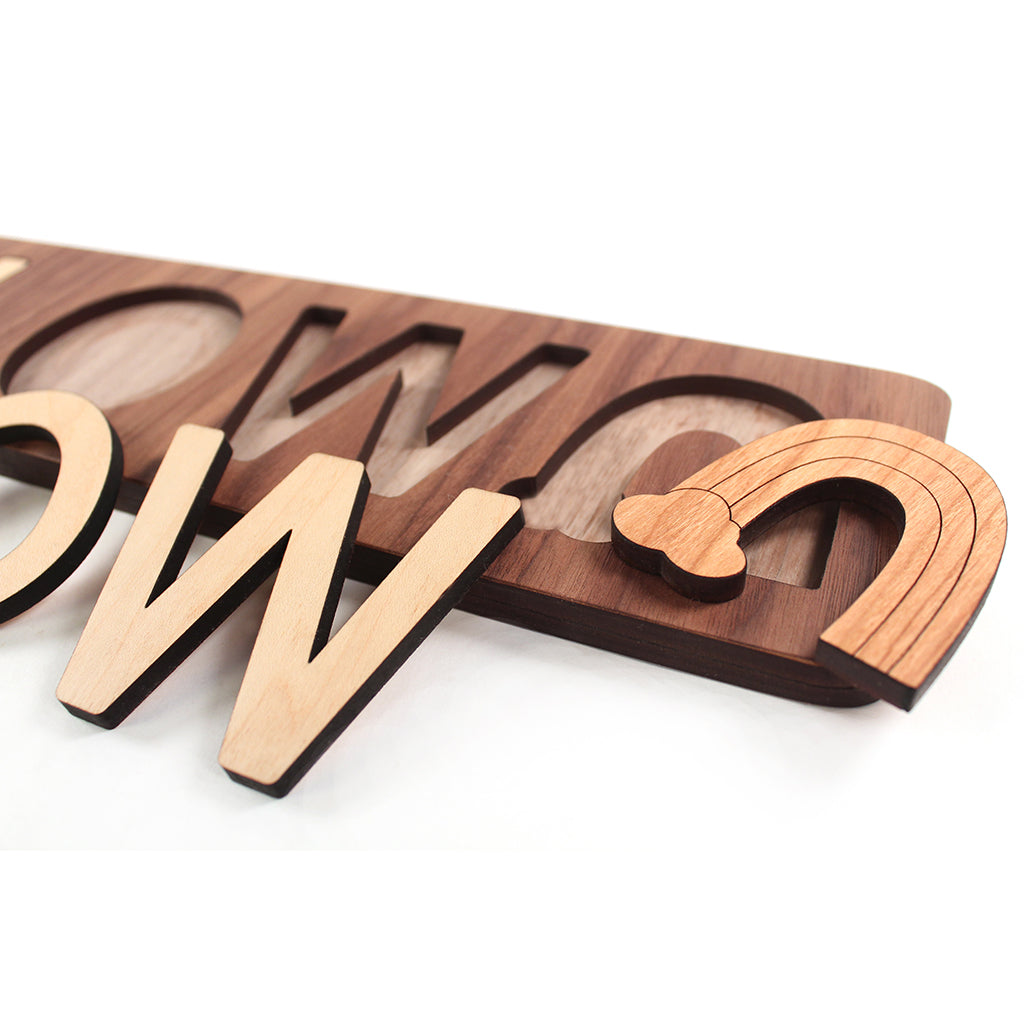 Personalized Wooden Name Puzzle for Kids - Educational Learning Toy for Toddlers | Perfect for Birthday Gifts, Nursery Decor & Early Childhood Development