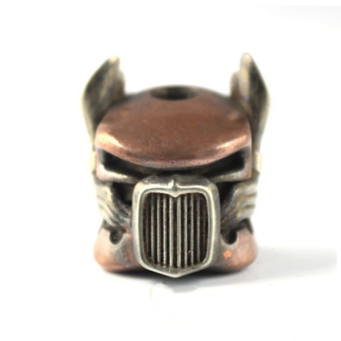Vintage Brass Truck EDC Beads Keychain - DIY Paracord Beads for Outdoor Gear, Survival Kits & Everyday Carry Accessories