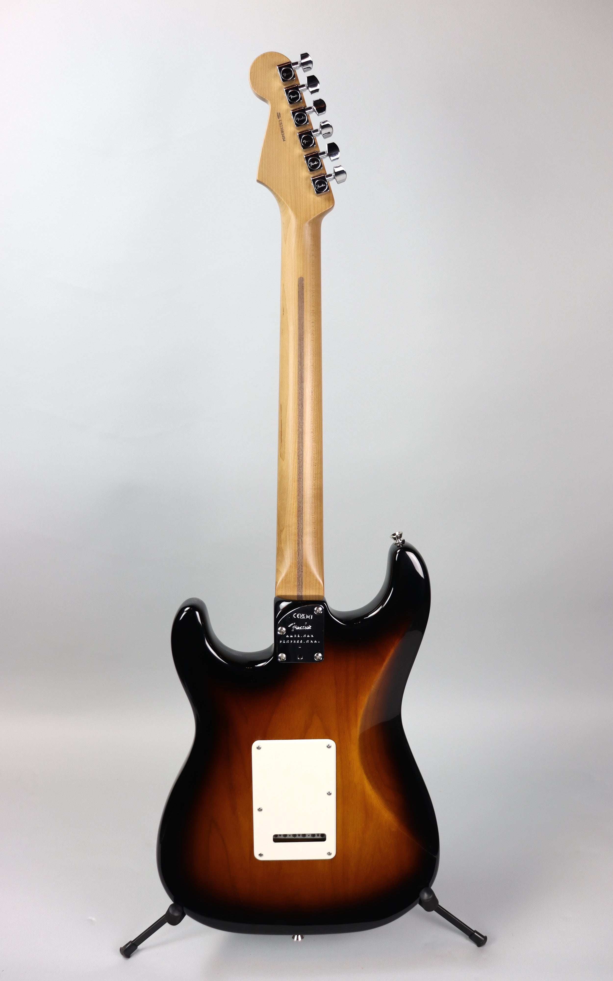 Fender American Professional II Stratocaster Roasted Maple Guitar with Mustang LT50 Amp - Limited Edition 2-Color Sunburst Bundle for Home Studio & Live Performance