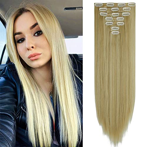 Ash Blonde Mix Bleach Blonde(Straight)