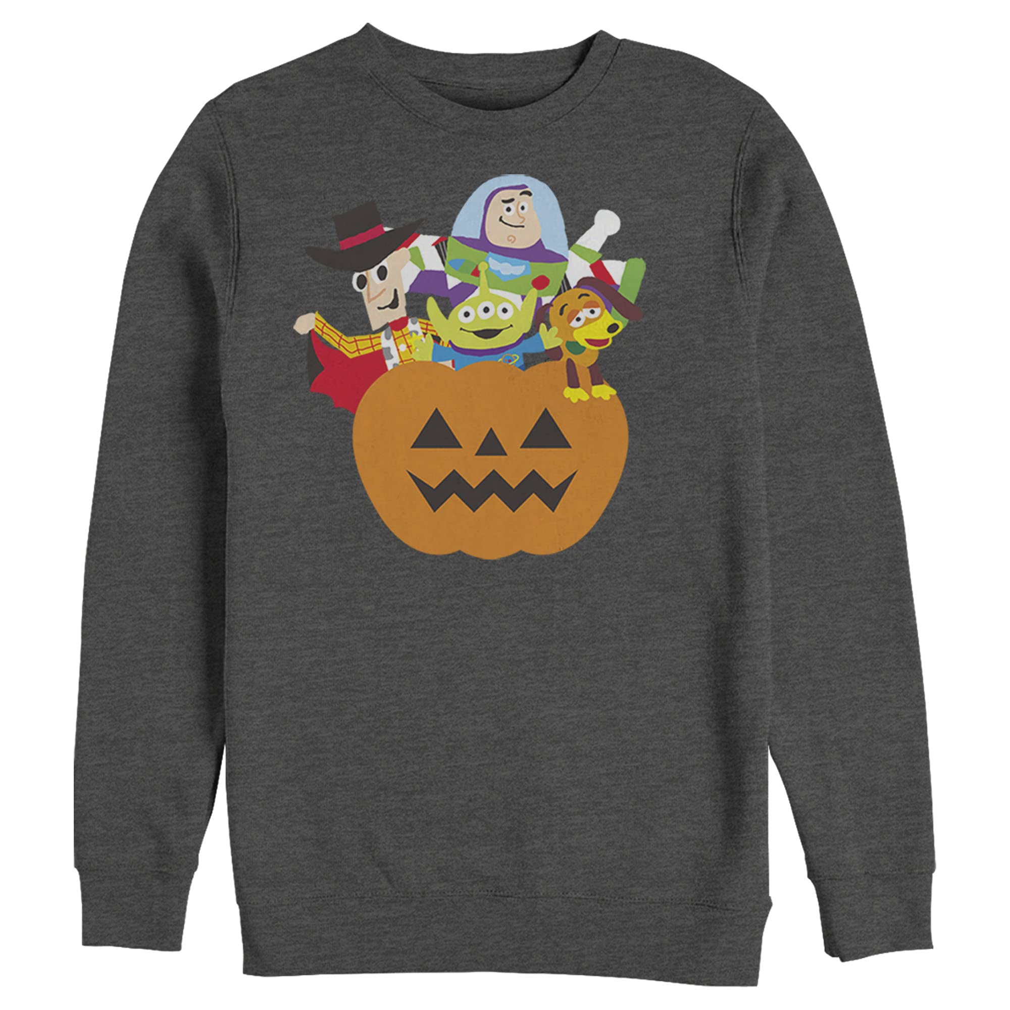 Men's Toy Story Halloween Sweatshirt - Cute Buzz Lightyear Graphic Pullover for Costume Parties & Trick or Treating