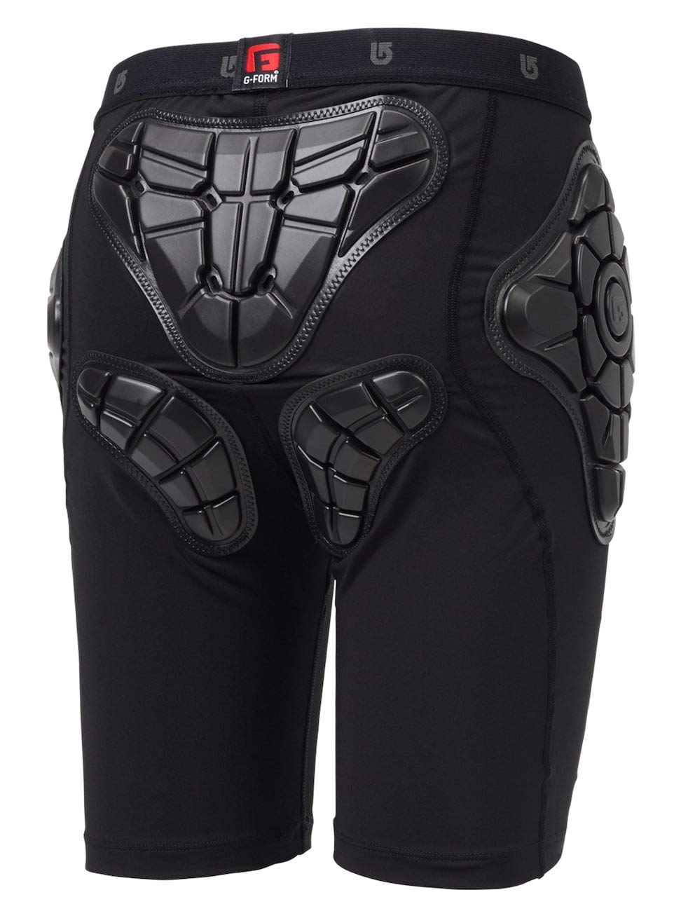 Burton Kids Total Impact Shorts - Durable & Comfortable Boys & Girls Athletic Shorts (True Black, Large) - Perfect for Skateboarding, Soccer & Outdoor Play