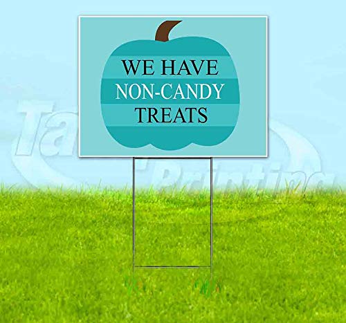 Non-Candy Treats Halloween Yard Sign - 18