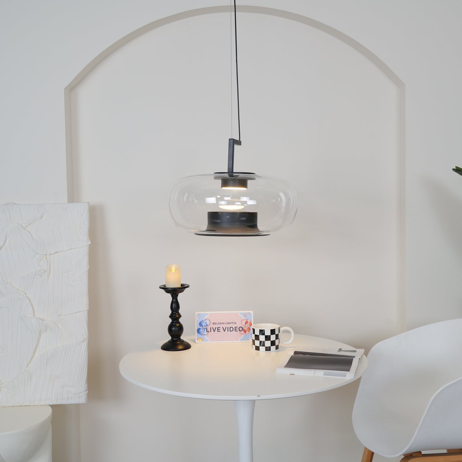 Modern Double Pendant Lamp - Adjustable Hanging Light Fixture for Kitchen Island, Dining Room, and Living Room Decor