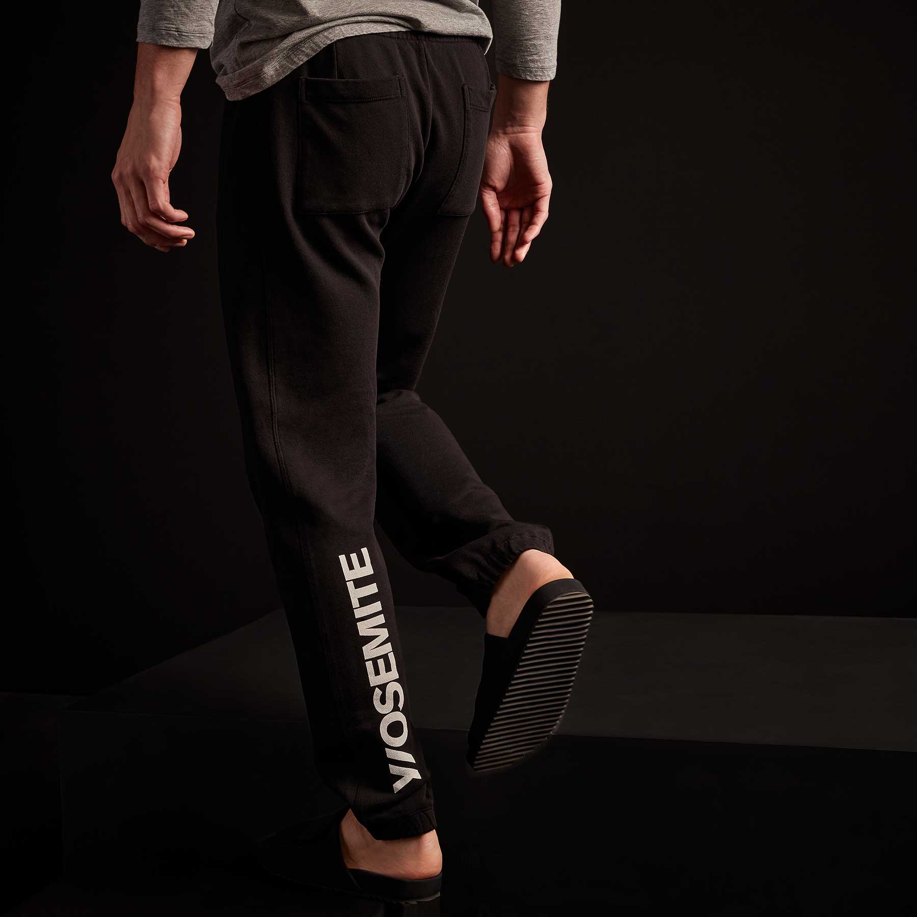Classic French Terry Sweatpants for Men & Women - Comfortable Lounge Pants in Black & White - Perfect for Yoga, Gym, and Relaxing at Home