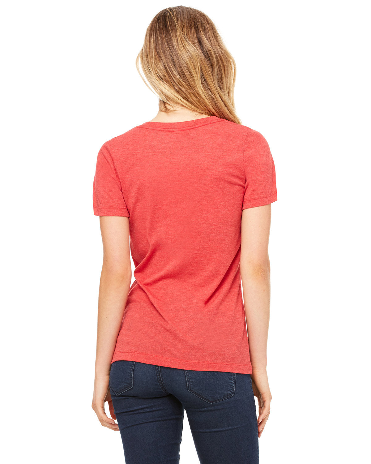 Bella + Canvas 6405 Women's Relaxed Fit Jersey V-Neck T-Shirt - Soft Cotton Tee for Casual Wear, Lounge & Everyday Comfort