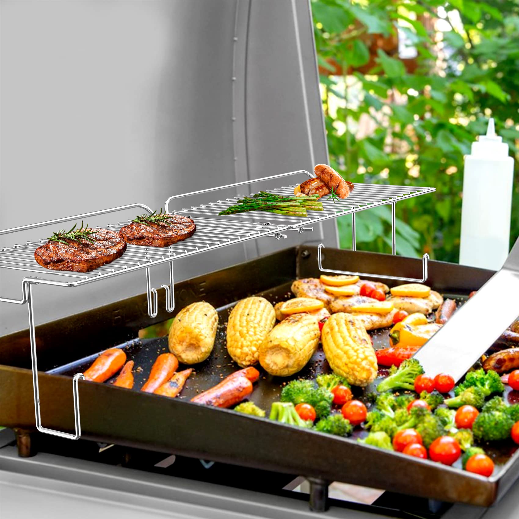 OnlyFire Griddle Warming Rack for 28