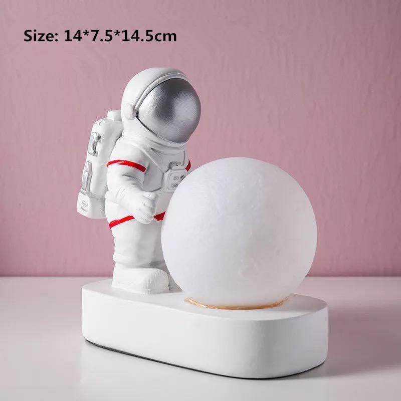 Astronaut Night Lamp - 3D LED Space-Themed Night Light for Kids Room, Nursery & Bedroom Decor - Perfect for Bedtime, Relaxation & Creating a Cozy Atmosphere