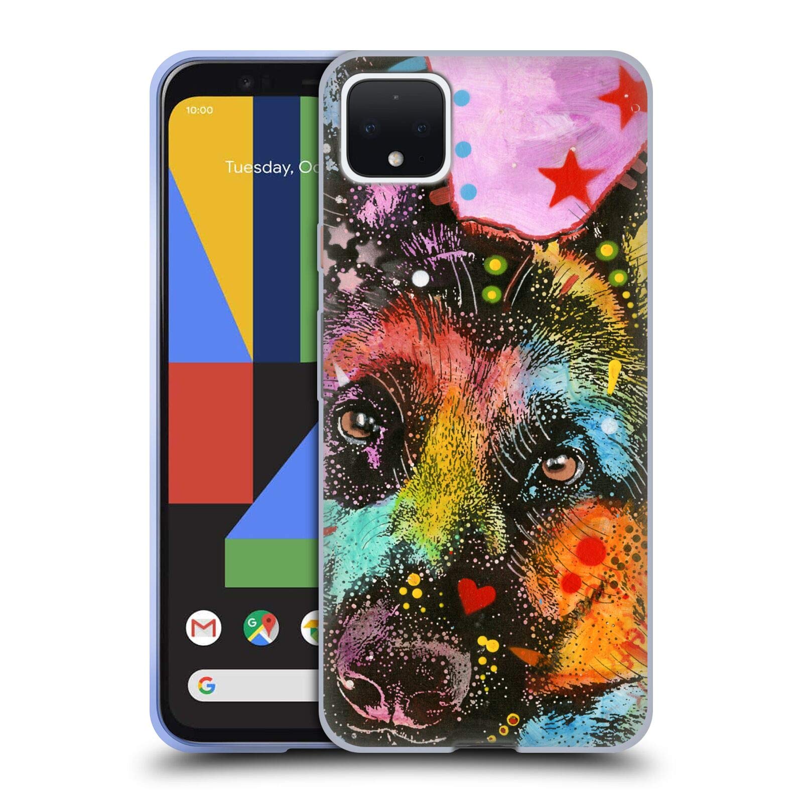 Dean Russo German Shepherd Pixel 4 XL Case - Durable Soft Gel Cover for Daily Use