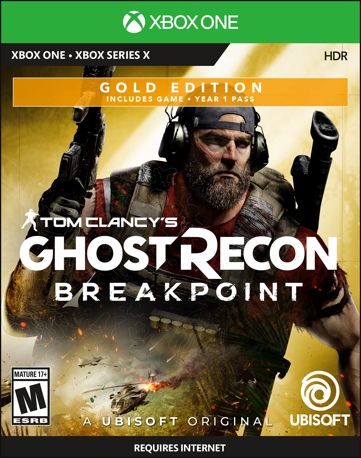 Tom Clancy's Ghost Recon Breakpoint Gold Edition - Xbox One Digital Download Code | Action-Adventure Military Shooter Game for Tactical Combat & Open-World Exploration