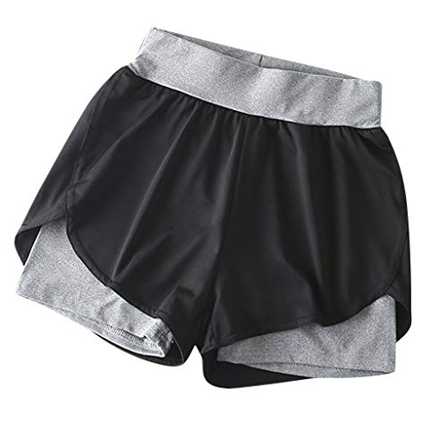 Women's High Waisted Workout Shorts - Quick Dry Running Shorts, Seamless Athletic Yoga Shorts for Women - Perfect for Gym, Jogging & Yoga