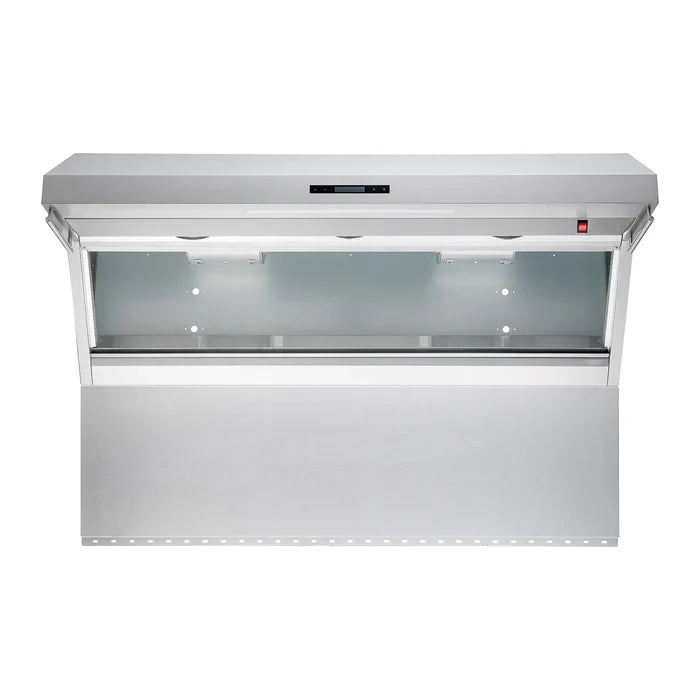 Forno Savona 60 Inch 1200 CFM Stainless Steel Wall Mount Range Hood with Hybrid Filters & Backsplash - FRHWM5029 60HB - Perfect for Modern Kitchens & High-Output Cooking