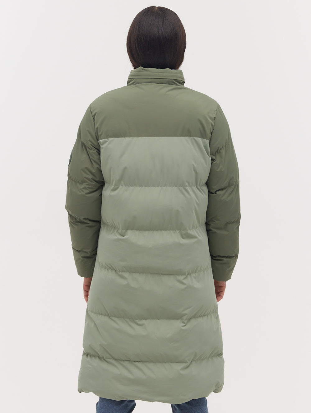 Stylish Phyllis Two-Tone Long Parka Coat for Women - Waterproof Winter Jacket with Hood - Perfect for Cold Weather & Outdoor Activities