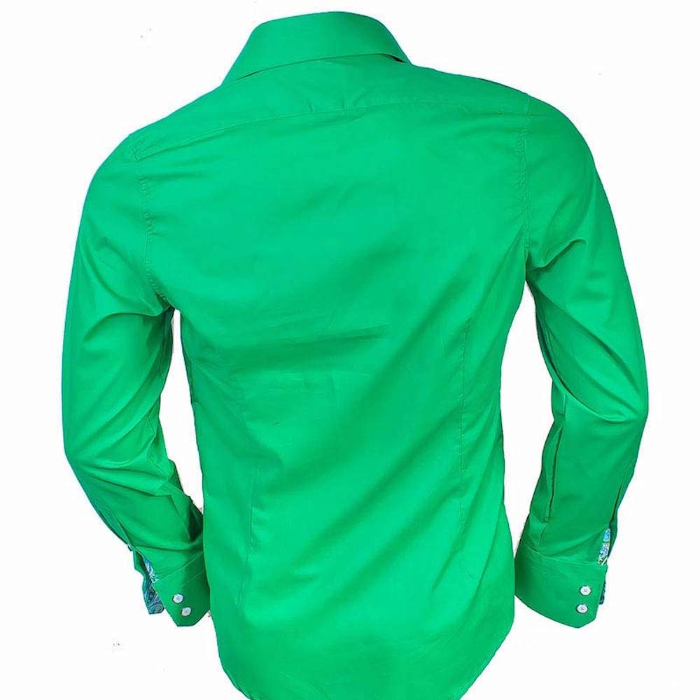 Stylish Bright Green Dress Shirts for Men | Light Green & White Formal Shirts | Trendy Green & Blue Business Shirts – Perfect for Office Wear, Weddings & Professional Events