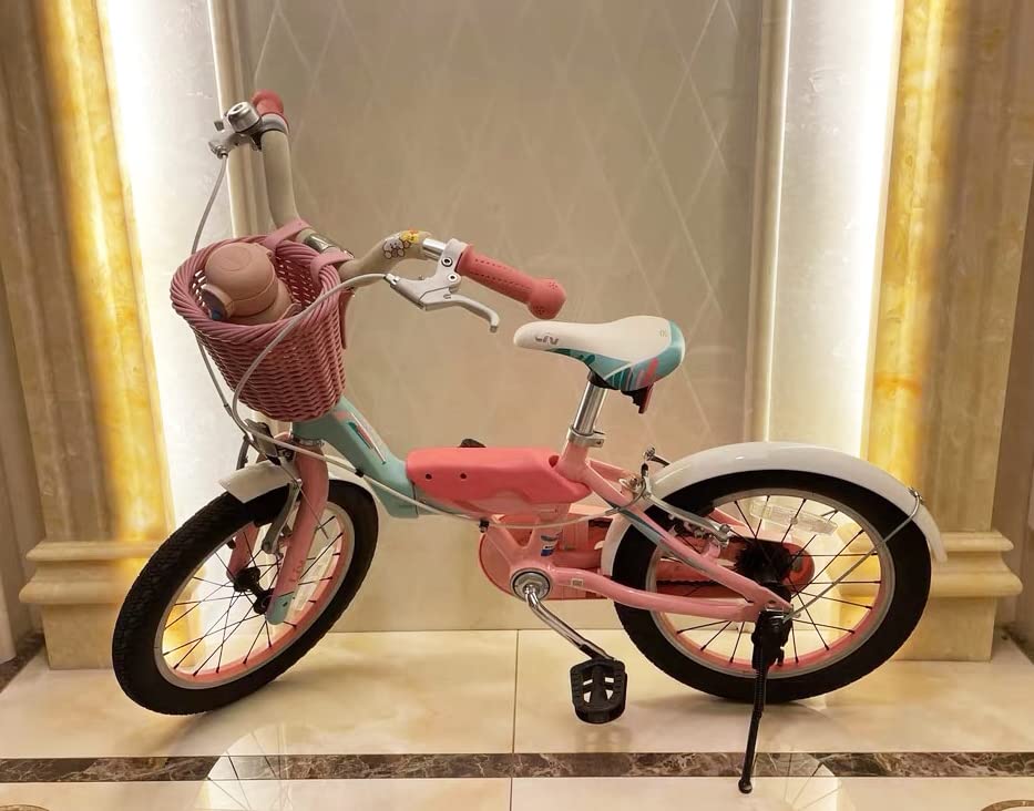 MEGHNA Woven Mini Bike Basket for Kids - Handlebar Basket for Boys & Girls Bicycles and Scooters - Multi-Color Options - Perfect for School, Park Rides, and Errands