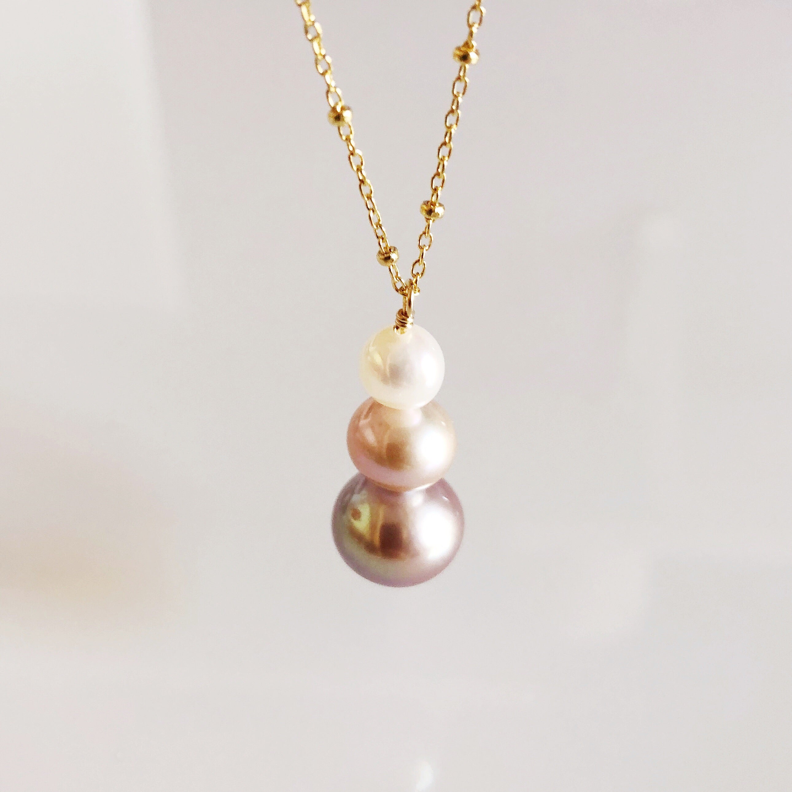 ARYA Purple Ombré Crystal Necklace (N293) - Elegant Jewelry for Women, Perfect for Parties, Weddings & Special Occasions