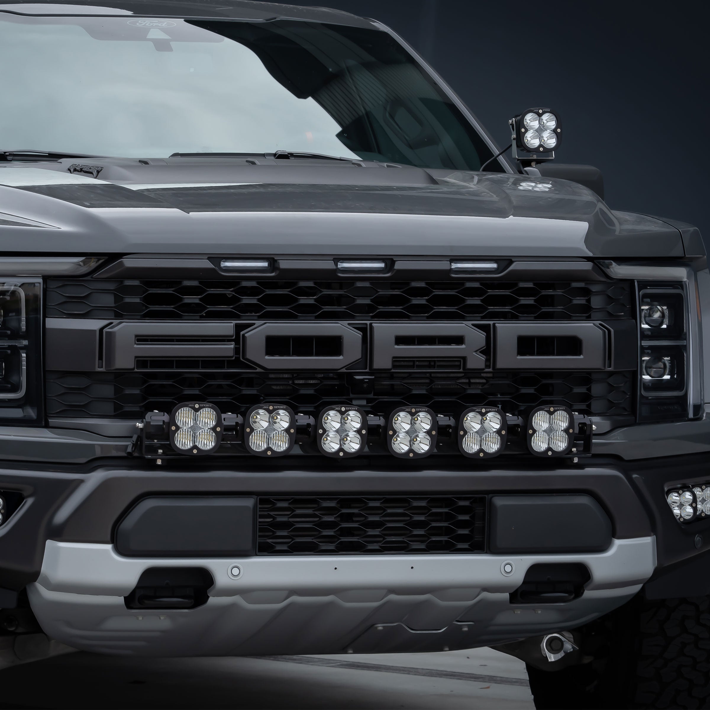 2021-2023 Ford Raptor Baja Designs XL Linkable LED Light Bar Kit - Off-Road Lighting for Desert Racing & Night Driving
