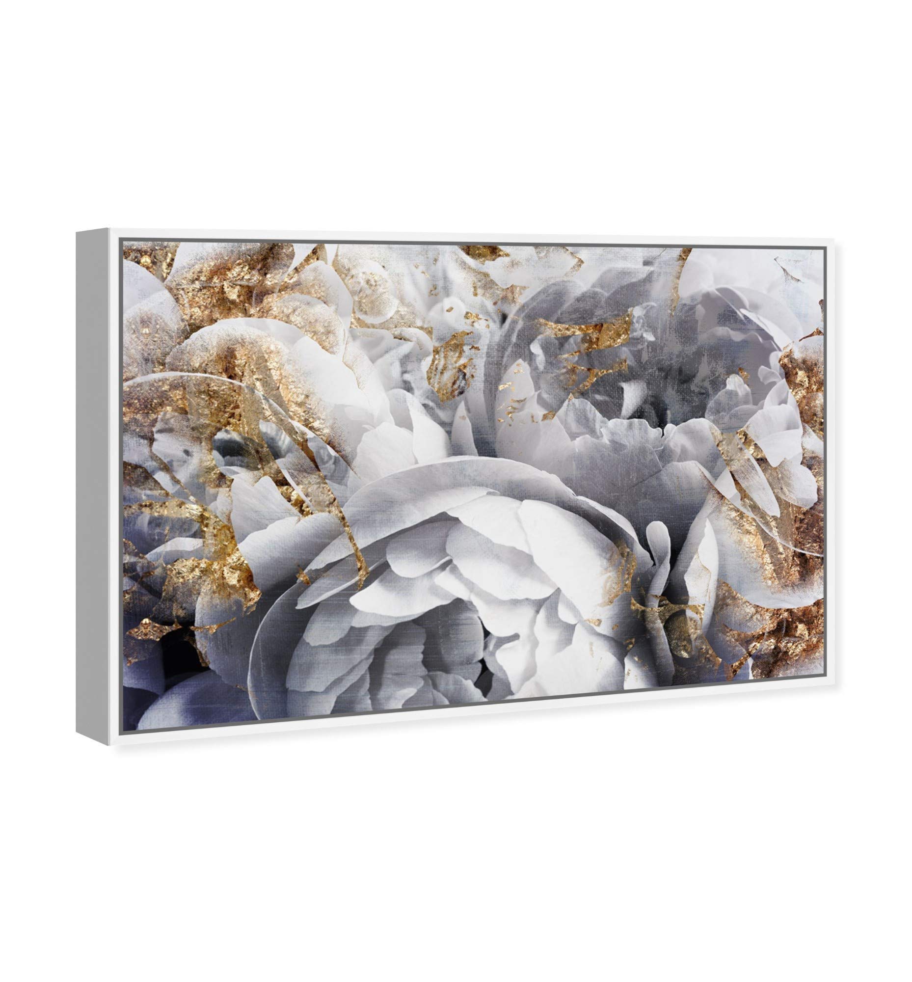 Oliver Gal 'Her Peony Garden' Framed Abstract Wall Art - 60