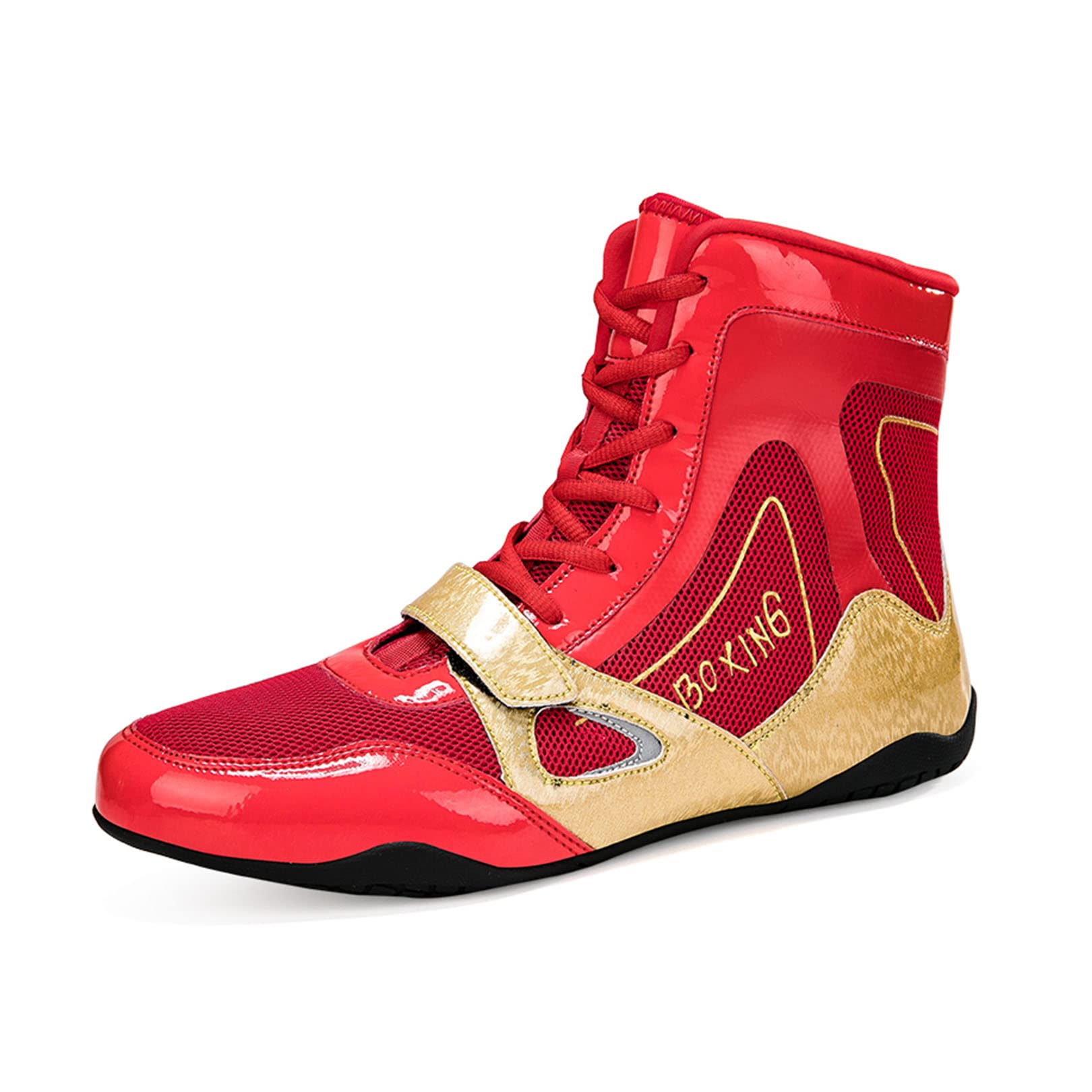 Kervaky Men's Wrestling Shoes - Professional Boxing & Weightlifting Training Sneakers - Lightweight, Breathable for Fitness & Gym Workouts - Ideal for MMA, CrossFit & Strength Training
