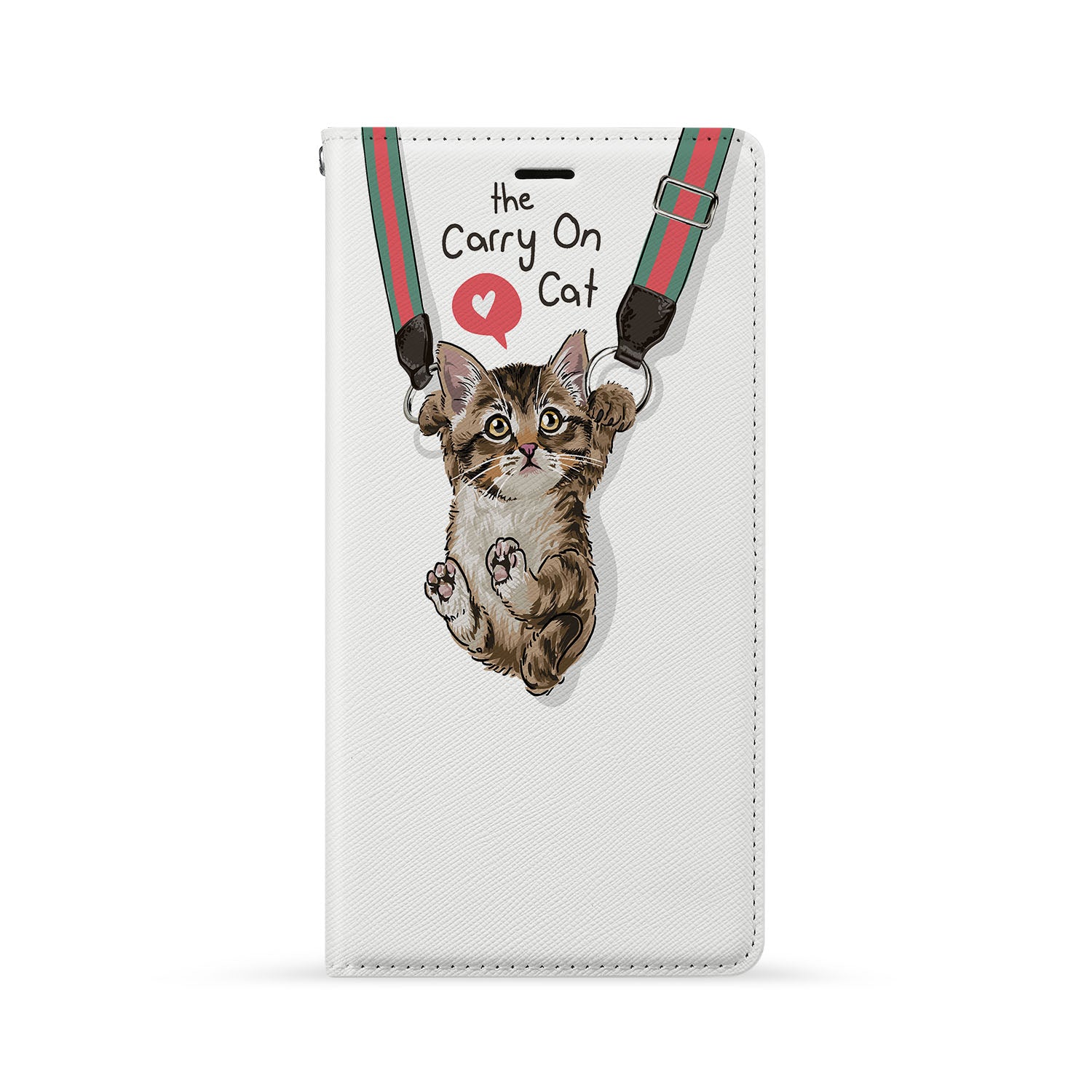 iPhone Wallet Case with Card Holder - Slim & Secure Phone Cover for iPhone 13/14/15 Pro Max - Cute Cat Design - Perfect for Travel, Shopping & Everyday Use