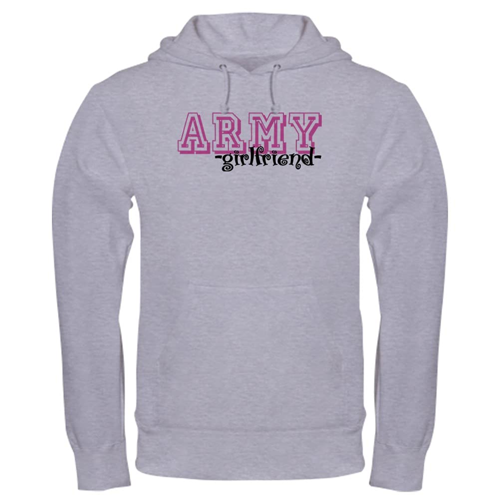 Army Girlfriend Jersey Style Hooded Sweatshirt - Comfortable Military Apparel for Women | Perfect for Game Day, Military Events & Casual Wear
