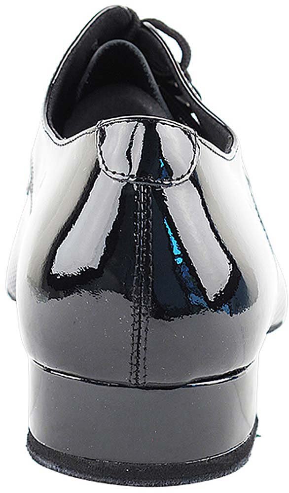 Premium Men's Ballroom Dance Shoes - Smooth Tango & Wedding Salsa Shoes - Black Patent Leather (CD9416EB) - Comfortable 1
