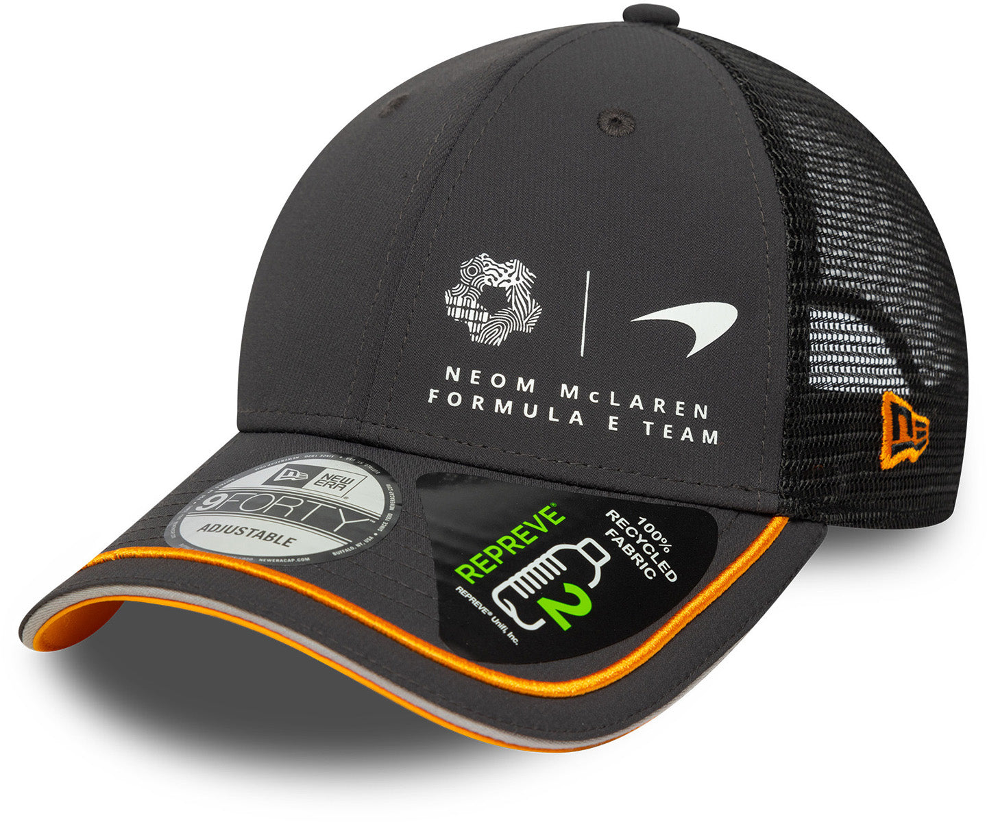 NEOM McLaren Formula E Racing Team Official 9Forty Adjustable Cap - Stylish Performance Hat for Motorsport Fans & Racing Enthusiasts | Perfect for Grand Prix Events, Track Days & Streetwear Fashion