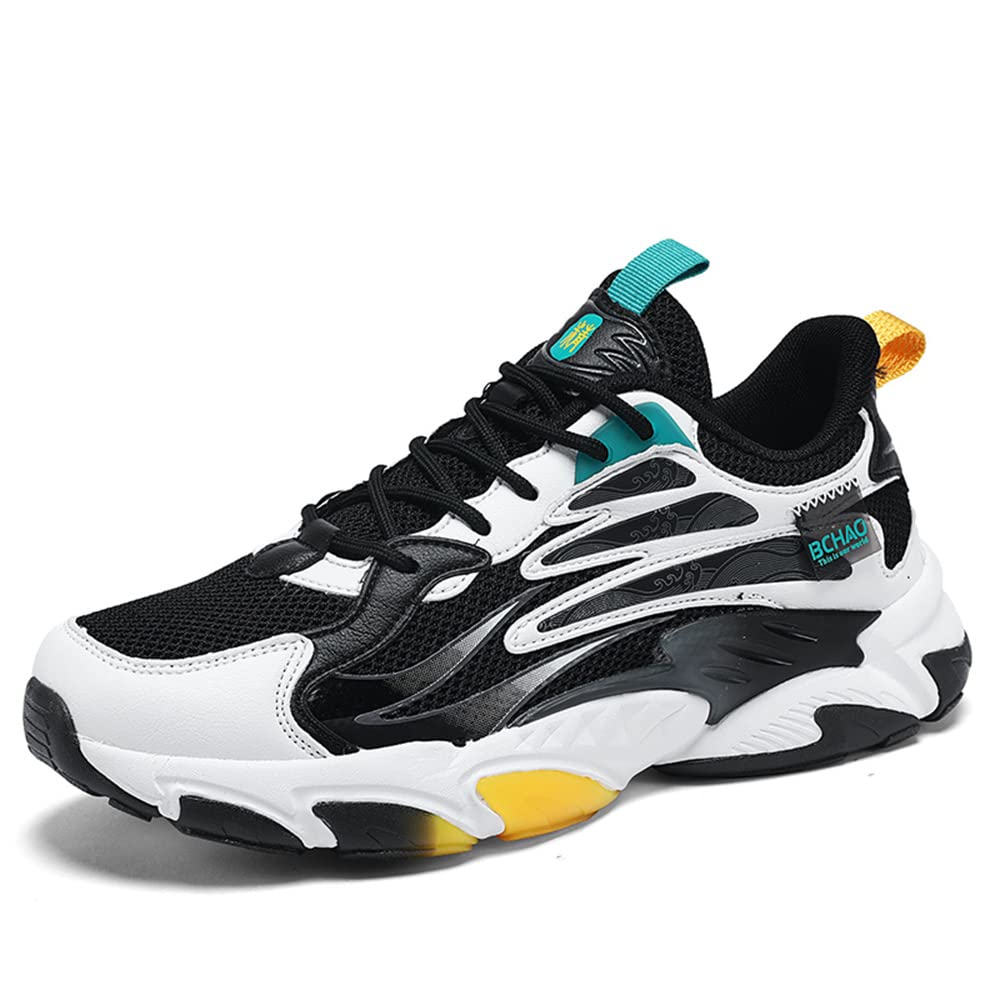 Men's Casual Sneakers - Breathable Walking Shoes for Work, Basketball & Cross Training | Comfortable Athletic Shoes for Gym, Running & Daily Wear