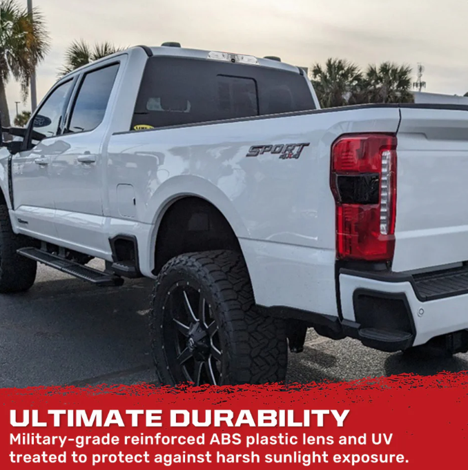 Ford F150 15-24 3rd Brake Light with Cargo Bed Camera Compatibility - High-Intensity CREE XML LEDs in Clear Lens - Perfect for Truck Upgrades & Nighttime Safety Driving