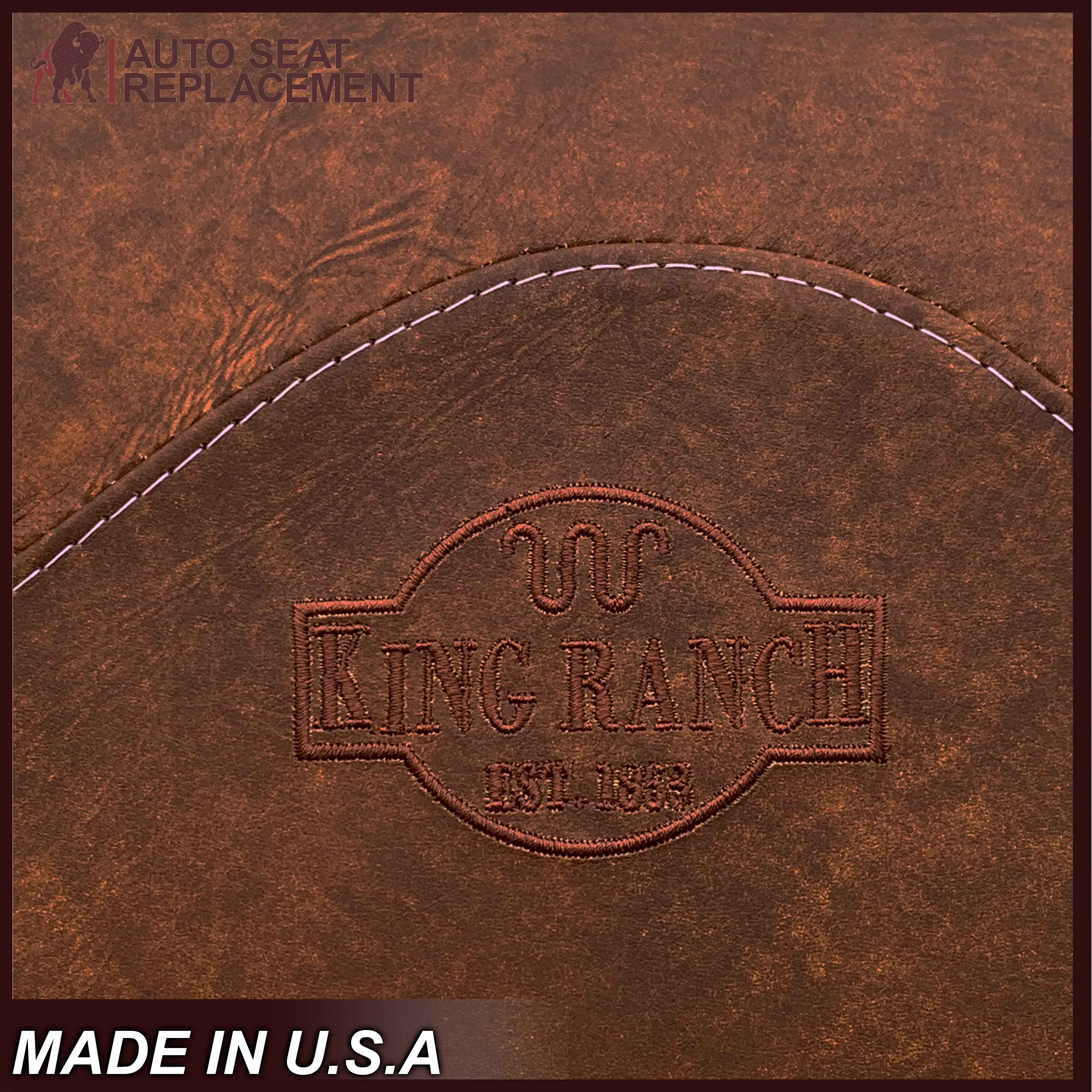 2003-2006 Ford Expedition King Ranch Leather Center Console Armrest Cover - Upgrade Your Truck Interior for Comfort & Style
