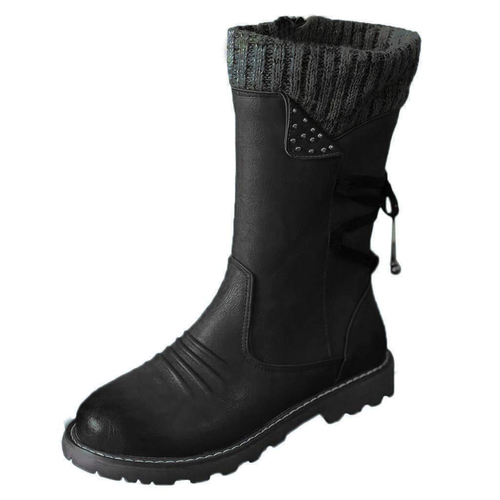 Women's Fashion Knee High Platform Boots - Stylish Knotted Casual Flat Shoes for Ladies | Perfect for Everyday Wear, Office, and Night Out