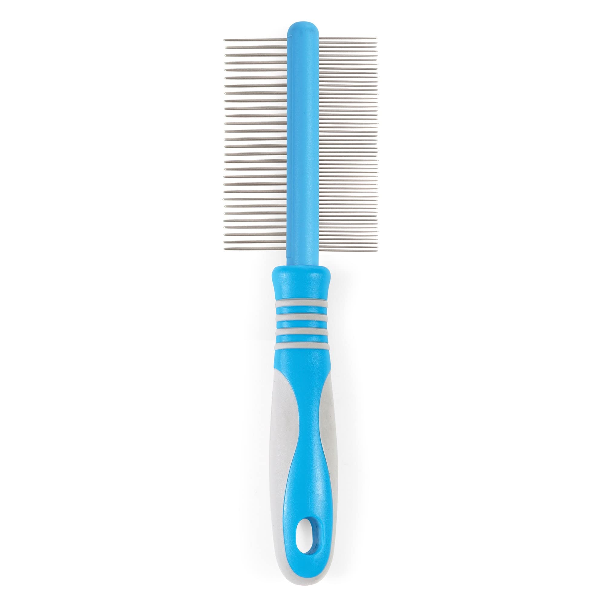 Ergonomic Double Sided Hair Comb - Clear Plastic Detangling & Styling Tool for Men & Women - Perfect for Home, Travel, and Salon Use