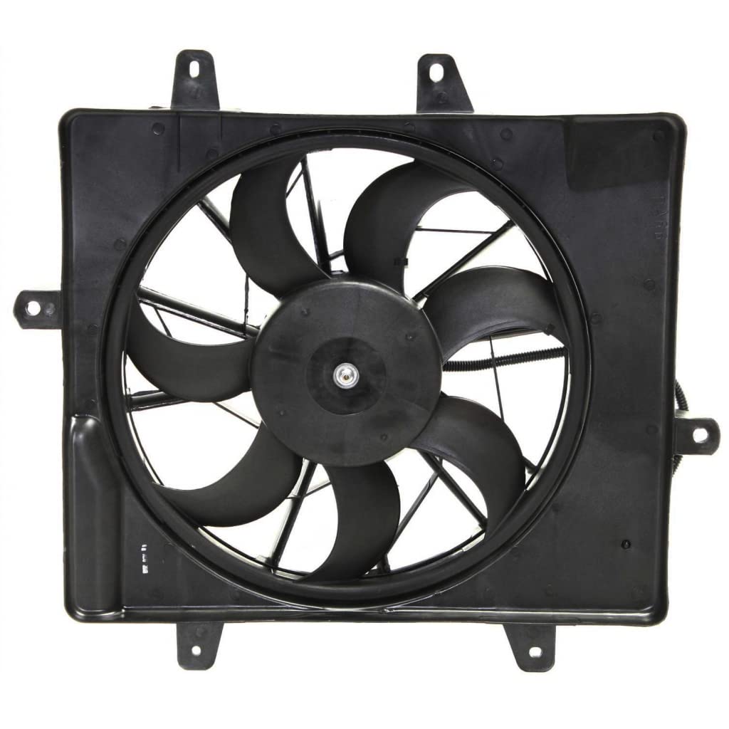 Chrysler PT Cruiser AC Radiator Fan Assembly 2006-2008 - Replacement for CH3115146 & 5179470AA - Perfect for Cooling System Repairs & Summer Driving