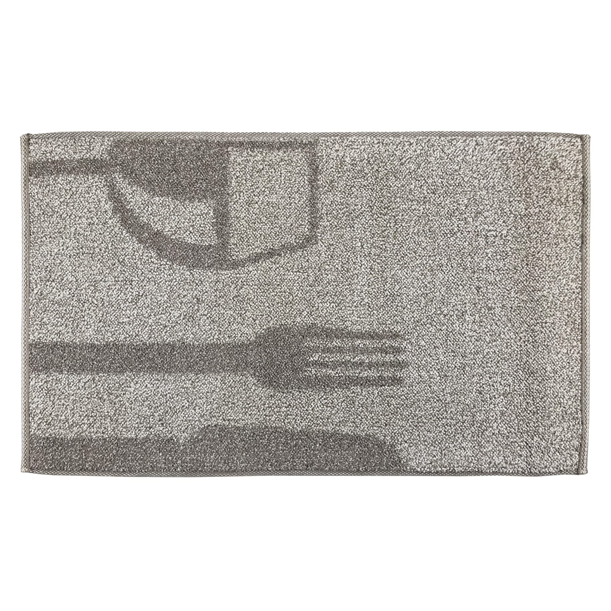 Saniplast Micro-Grain Kitchen Mat with Decoration, 55x90 cm, Natural Color - Non-Slip, Waterproof, Easy to Clean for Kitchen, Dining Room, and Entryway