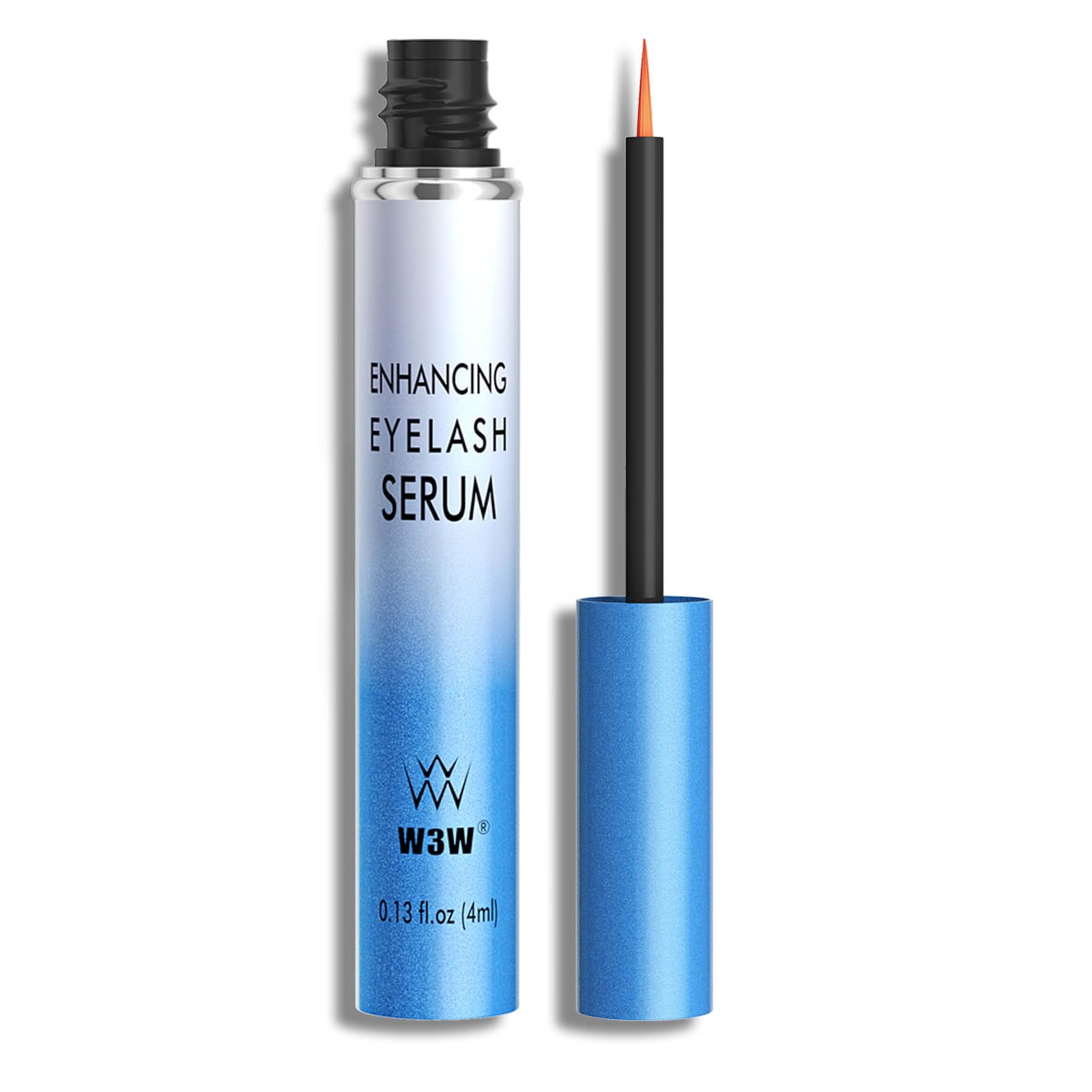 Natural Eyelash & Brow Growth Serum - 4ml Lash Enhancing Formula for Longer, Fuller, Thicker Lashes & Eyebrows (Light Blue) | Vegan & Cruelty-Free | Perfect for Daily Use & Special Occasions