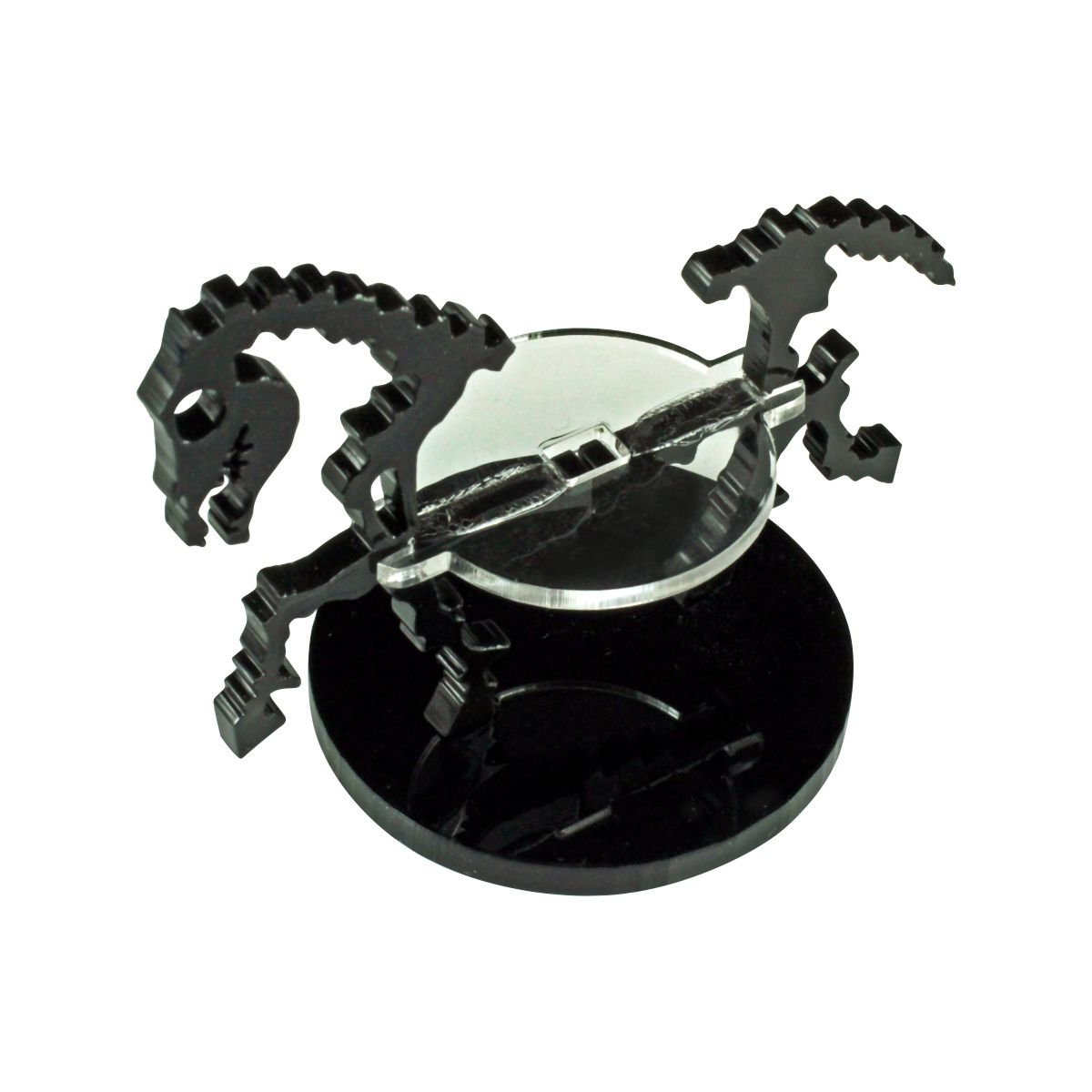 LITKO Skeletal Steed Character Mount - 40mm Black Warhorse Skeleton Miniature for D&D, Pathfinder RPG & Tabletop Games | Perfect for Dungeon Masters & Fantasy Battle Scenes