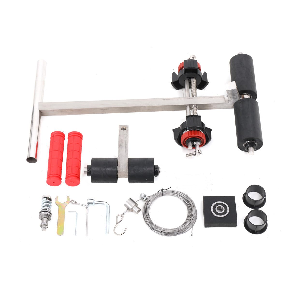 Professional Floor Tape Applicator Machine - Hand-Push Court Line Marker for Tile, Concrete & Asphalt | Perfect for Sports Courts, Warehouse Floor Marking & Parking Lot Lane Striping