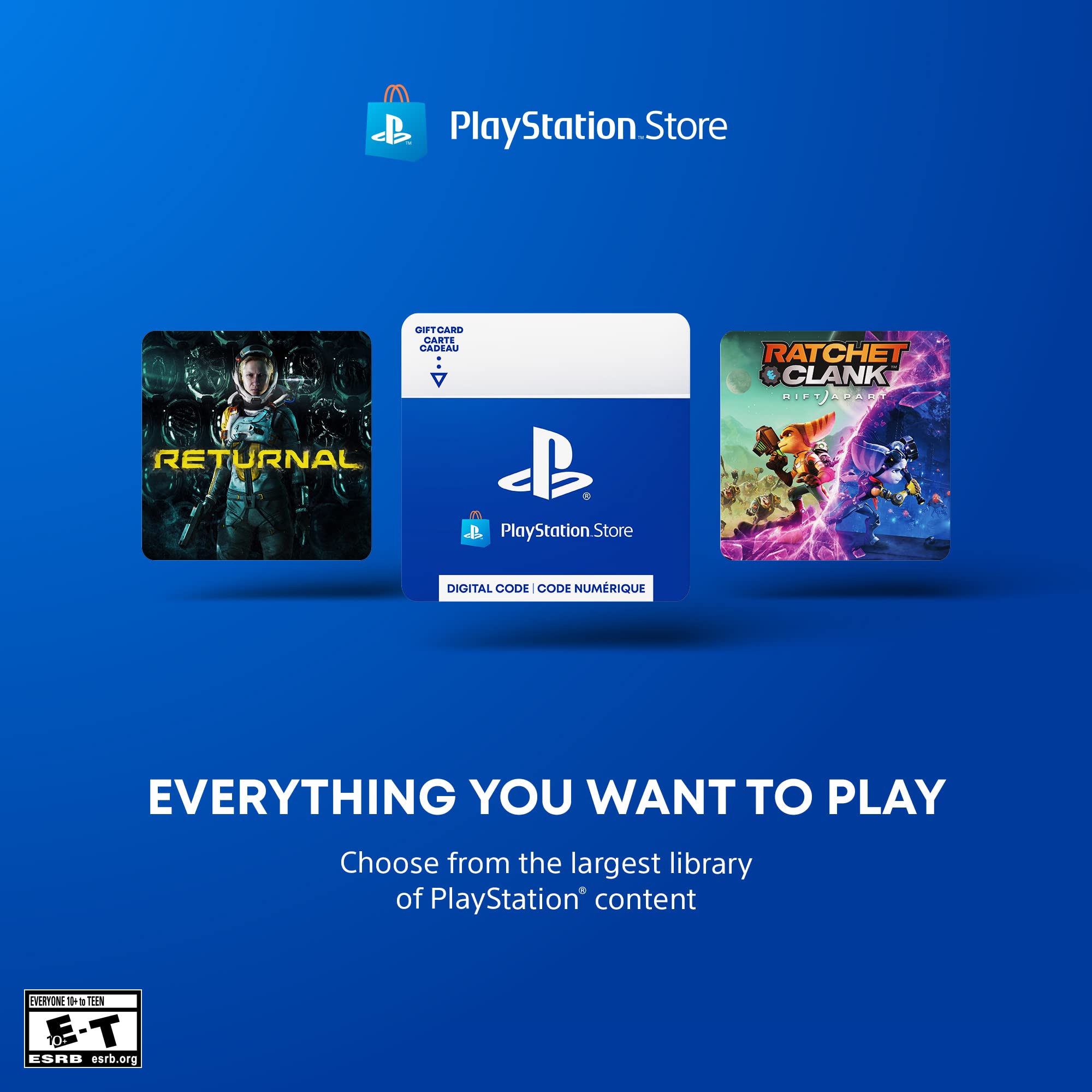 $100 PlayStation Store Gift Card - Digital Code for Canada | Perfect for Gaming Gifts & Online Purchases