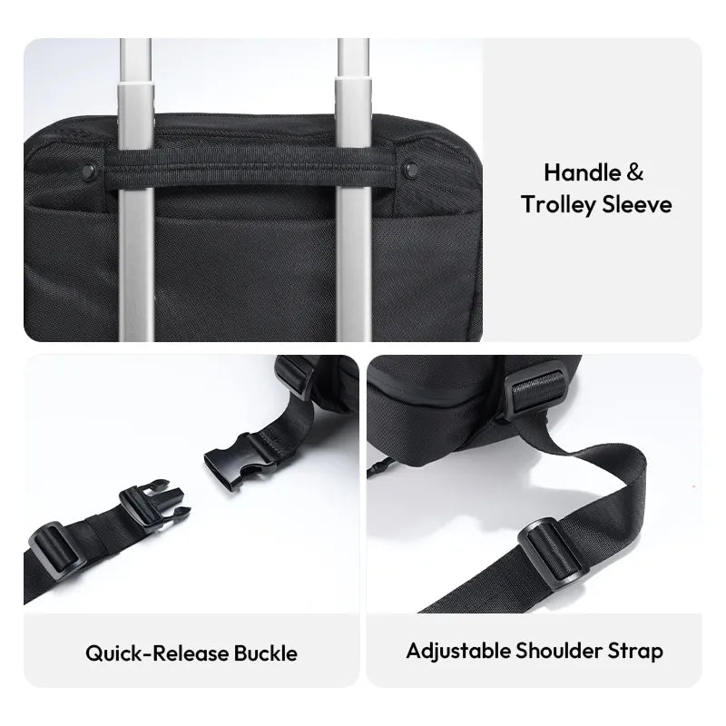 Ulanzi B120 10L Waterproof Camera Sling Bag - Lightweight DSLR Shoulder Bag for Photographers, Travel & Hiking Gear - Perfect for Outdoor Adventures, Street Photography & Daily Commute
