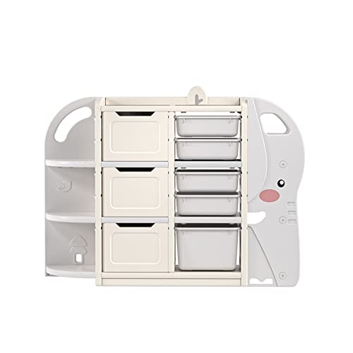 Hidden Cat Litter Box Furniture - Large Decorative Enclosure with Divider, Double Drawers & Doors | Pet Cabinet Organizer for Home, Washroom House Box (Brown) | Perfect for Small Spaces & Discreet Litter Management