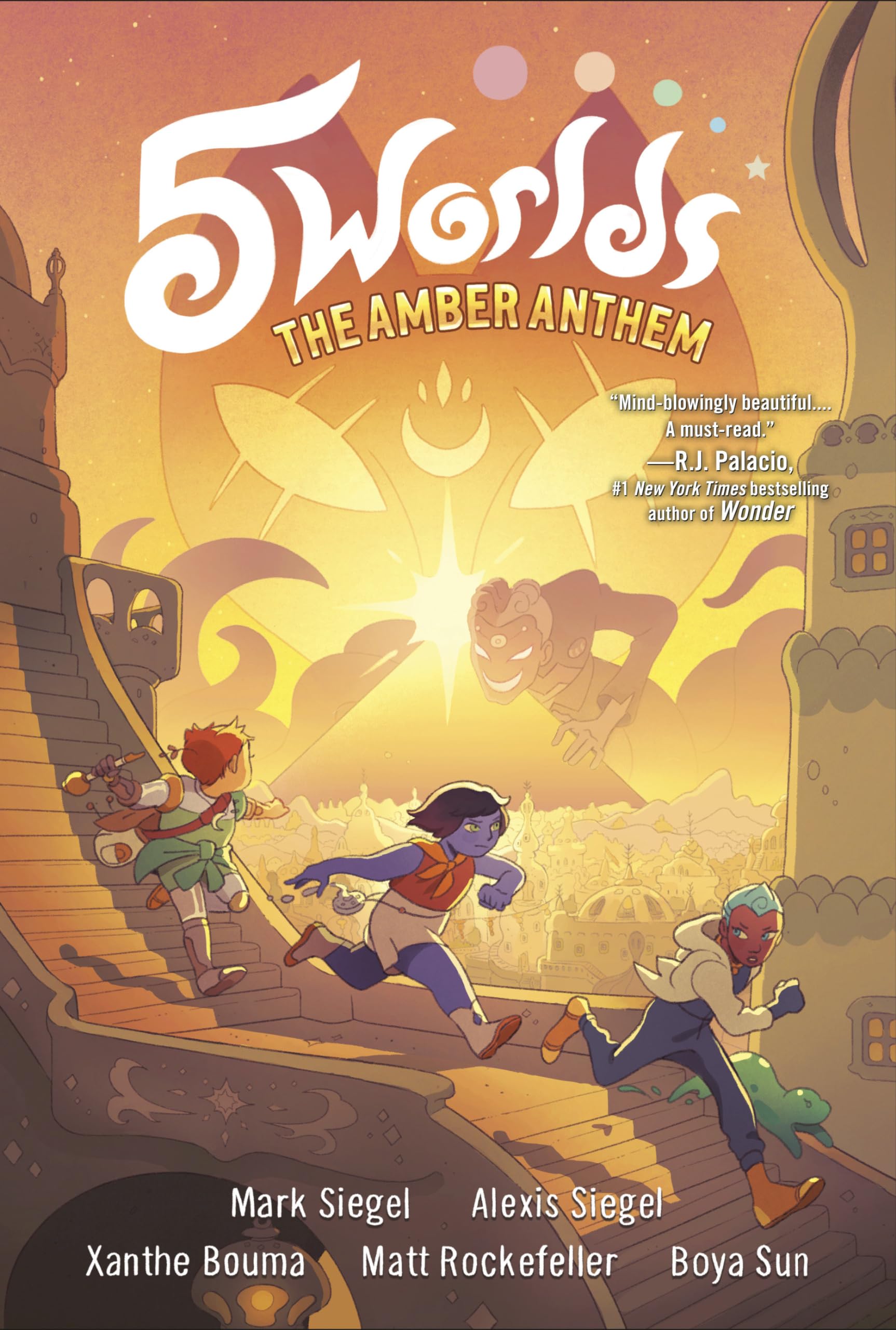 5 Worlds Book 4: The Amber Anthem - Graphic Novel | Sci-Fi Adventure Comic for Teens & Young Adults | Perfect for Gifts, Book Clubs & Classroom Reading