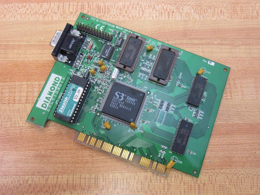 Diamond Stealth 64 DRAM PCI Video Card 23030066-203 - High Performance Graphics Card for Gaming, Video Editing & CAD Workstations