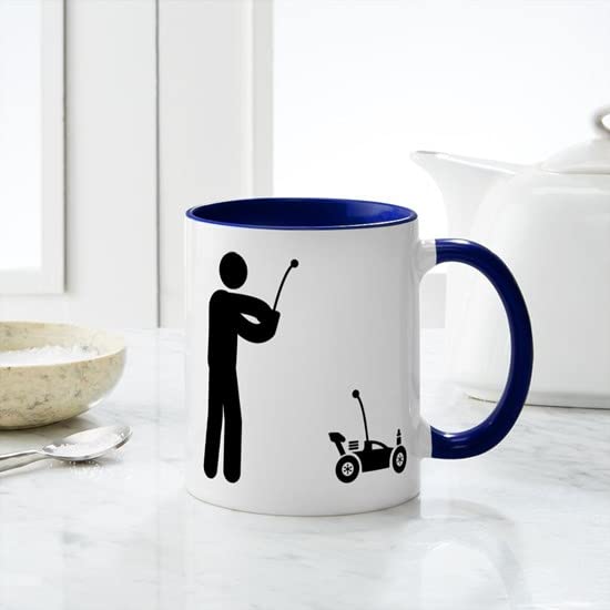 RC Car Enthusiast 11 oz (325 ml) Ceramic Coffee Mug - Perfect Gift for Racing Fans & Coffee Lovers at Home, Office, or Car Shows