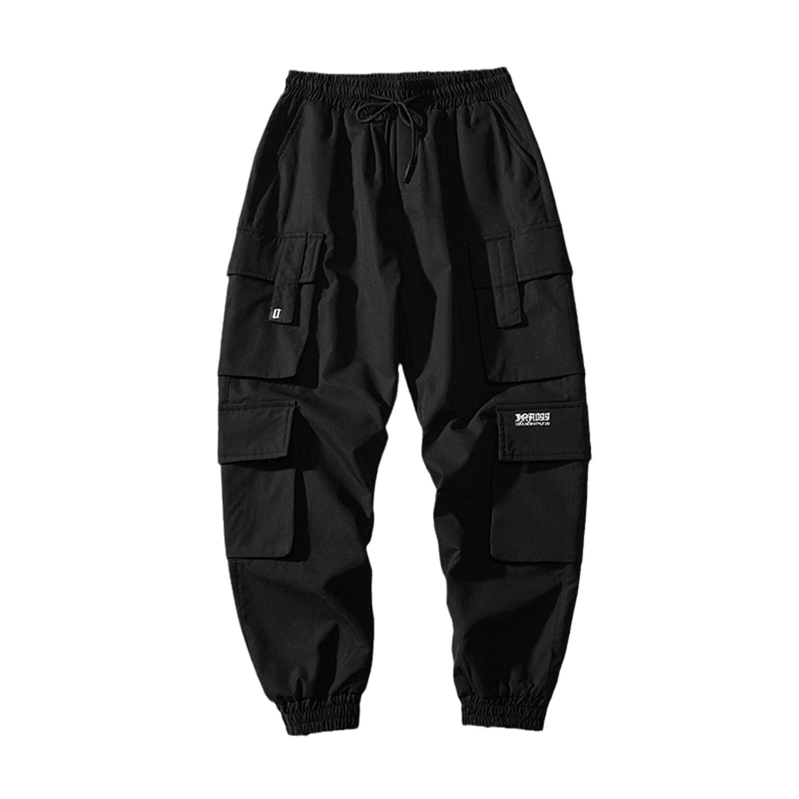 USTZFTBCL Men's Streetwear Jogging Pants - Japanese Style Cargo Harem Sweatpants for Hip Hop & Casual Wear | Perfect for Gym, Lounge & Urban Fashion