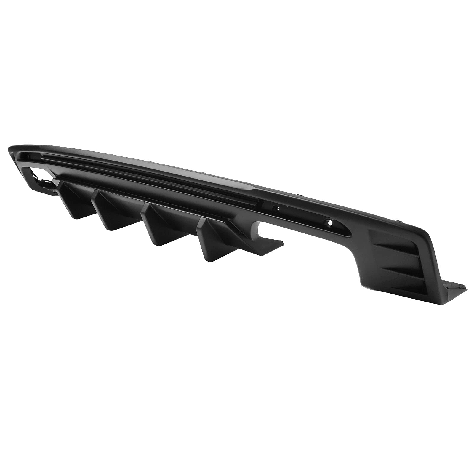 FREEMOTOR802® Rear Diffuser for 2016-2024 Chevrolet Camaro (Excluding ZL1) - IKON Style Matte Black PP Bumper Diffuser Guard & Lower Lip Replacement | Upgrade Your Camaro's Rear Styling for Sporty Look & Enhanced Aerodynamics