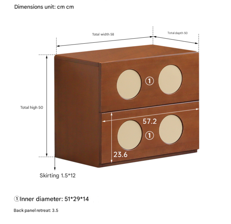 Solid Poplar Wood Modular TV Stand - Rustic Ancient Style Entertainment Center for Living Room, Home Theater & Media Storage